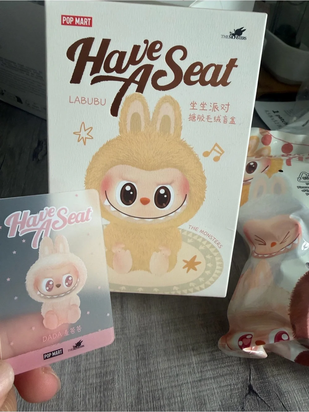 Have A Seat Labubu Plush Figure - DADA